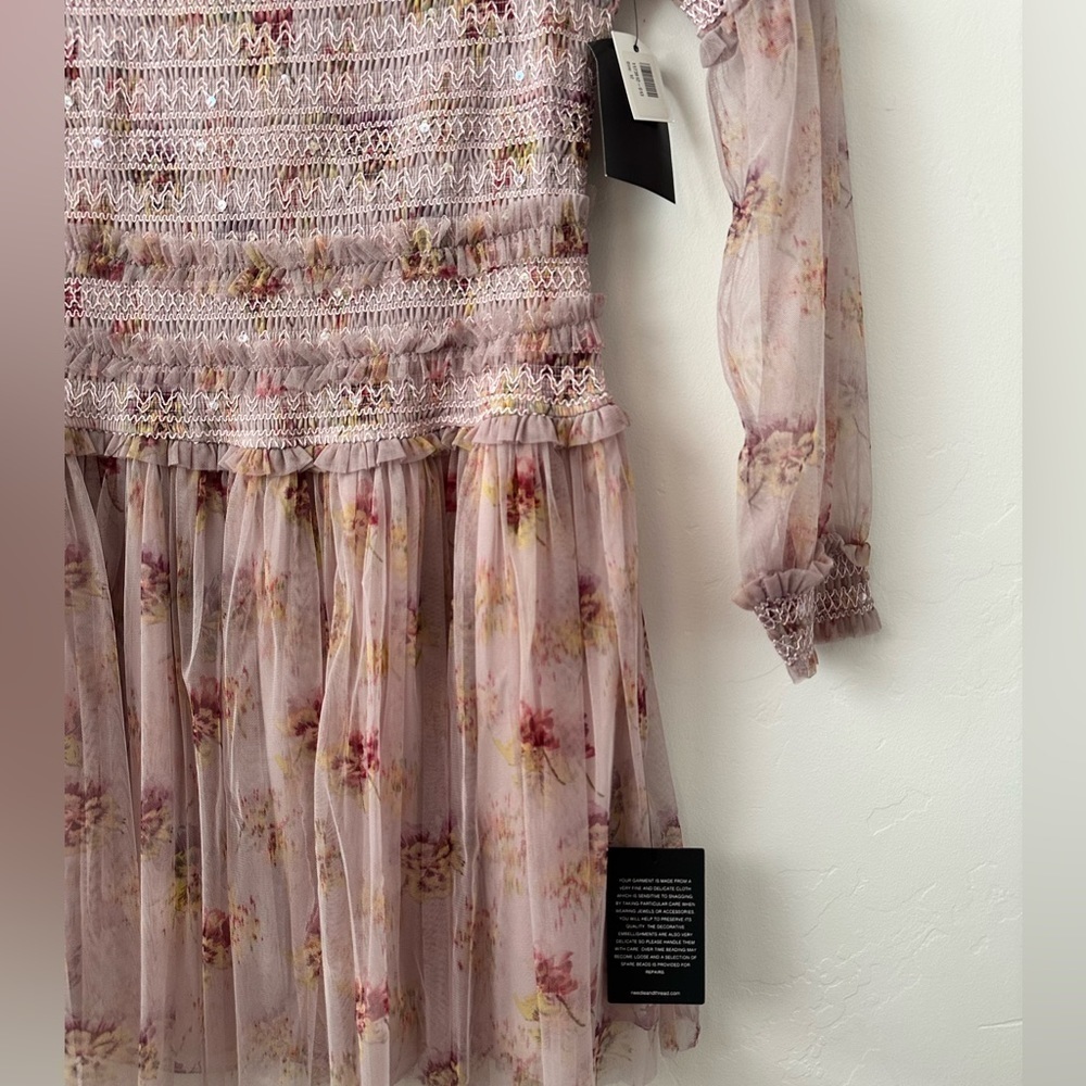 NWT ⭐️ Needle & Thread! ⭐️ Petal Pink Dress - Picture 12 of 12